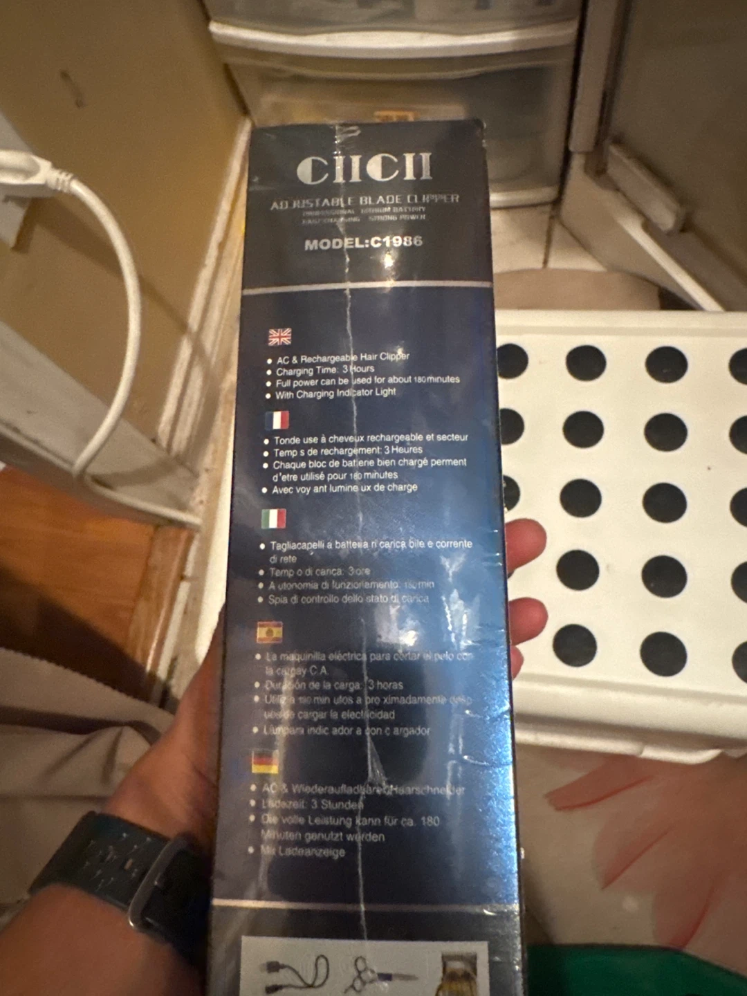 Professional Hair Clipper Cici Adjustable Blade M - photo 3