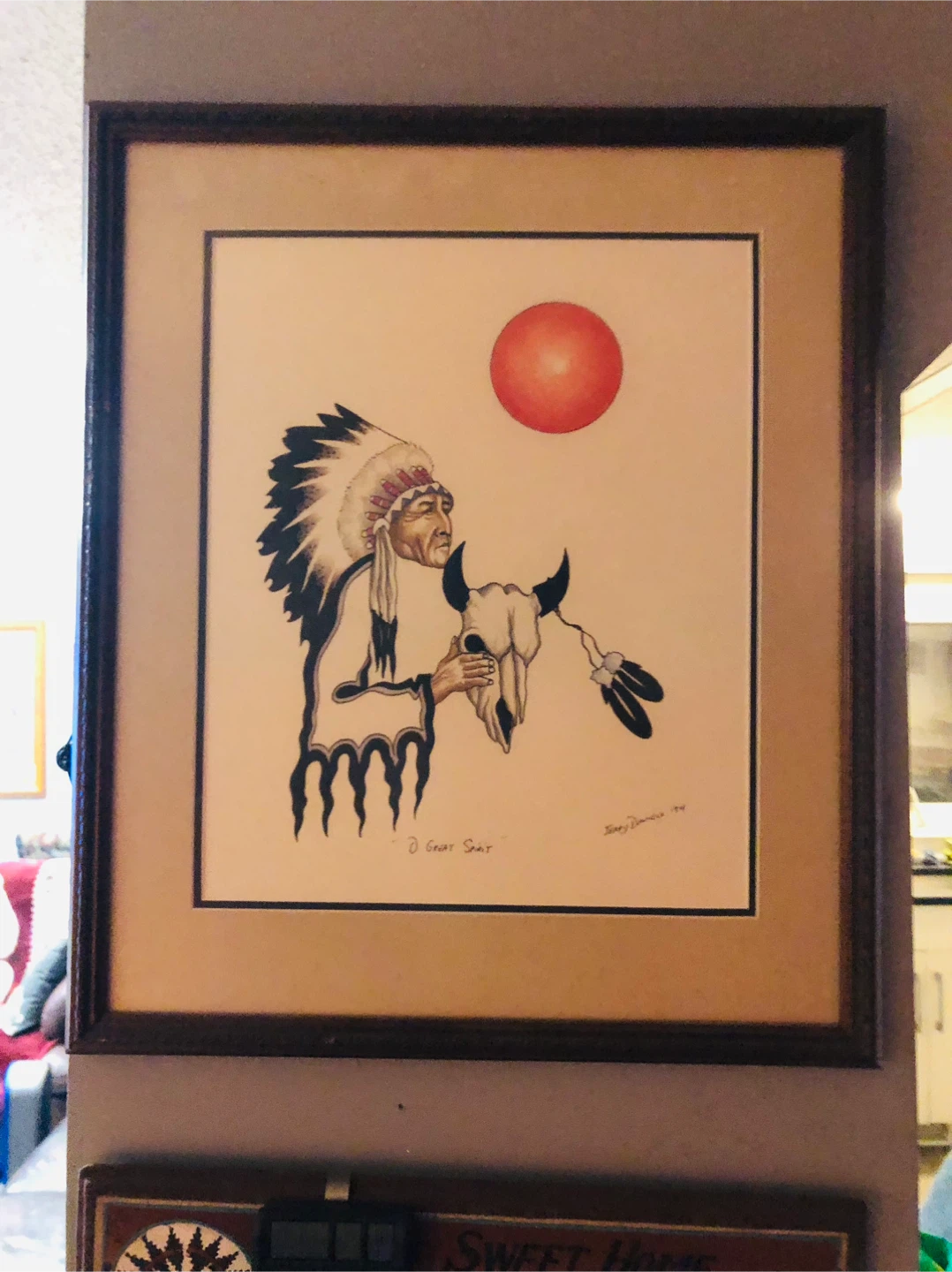 Framed "The Great Spirit" - Jerry Daniels