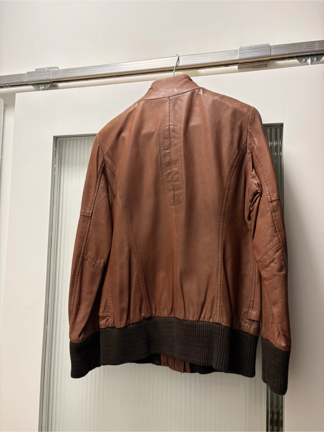 Soia & Kyo Brown Leather Moto Jacket - photo 2