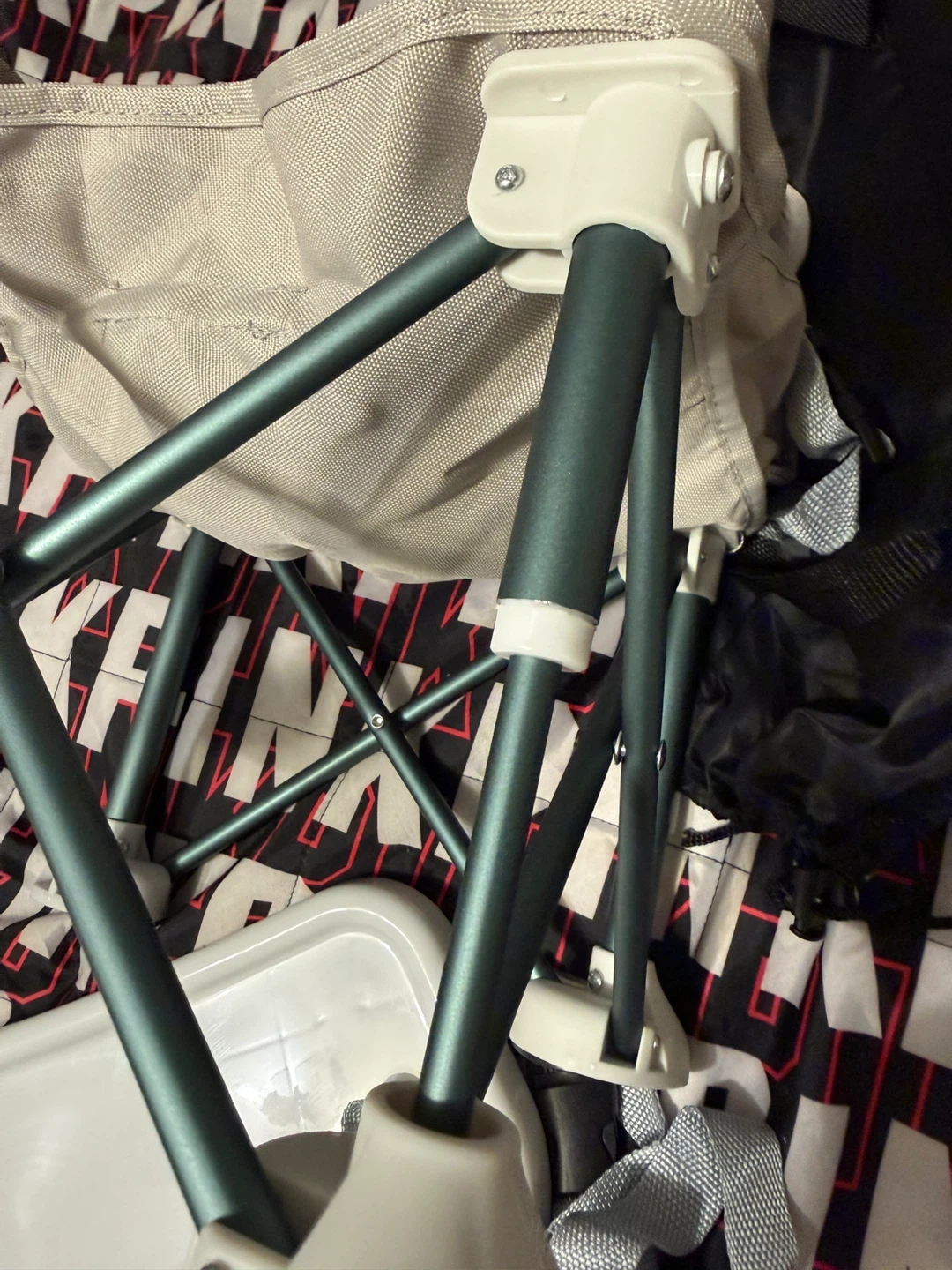 Kids Portable Folding Camp Chair with Tray - photo 3