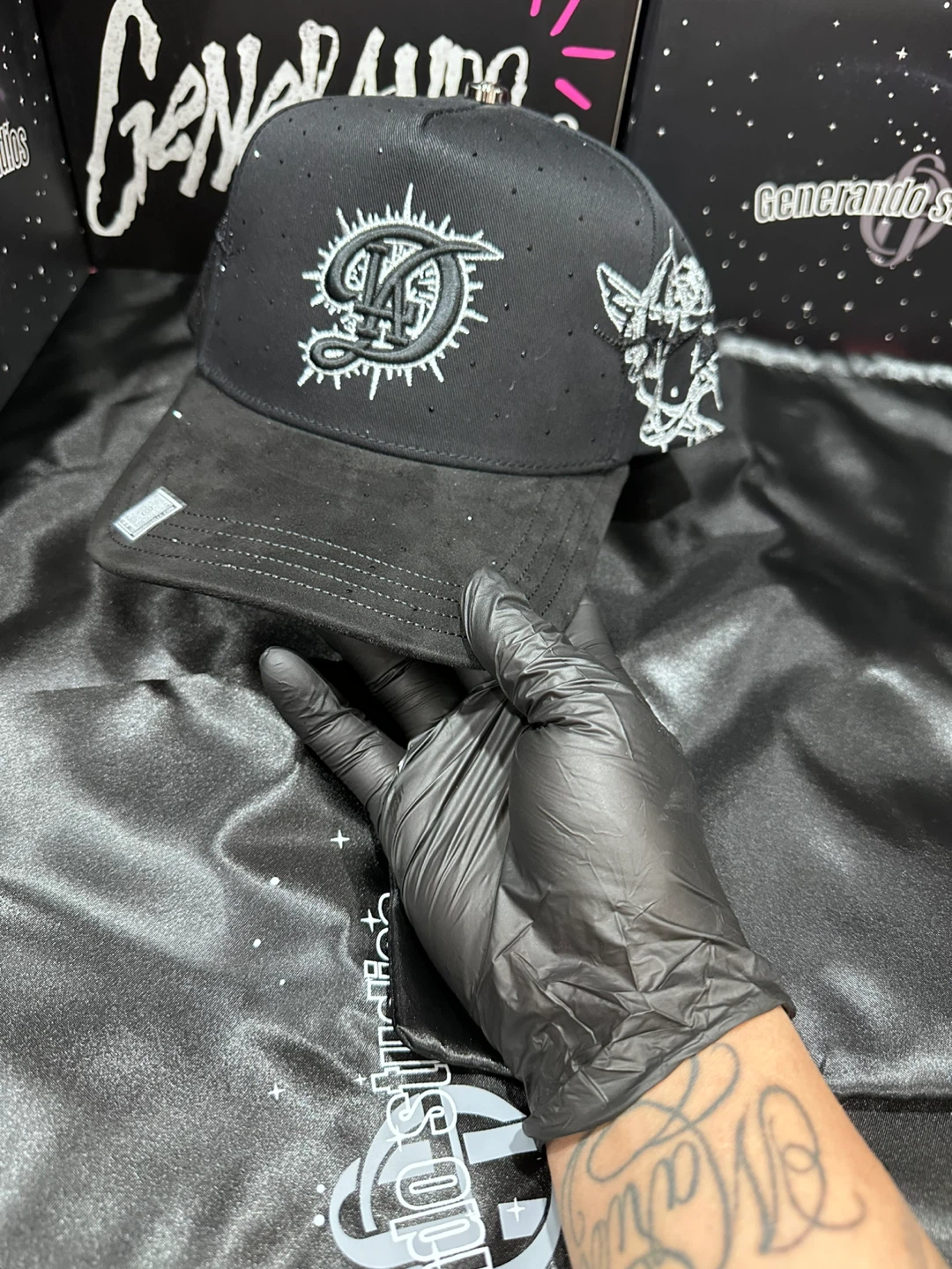 Generando Studios Black Embroidered Trucker Hat - photo 3