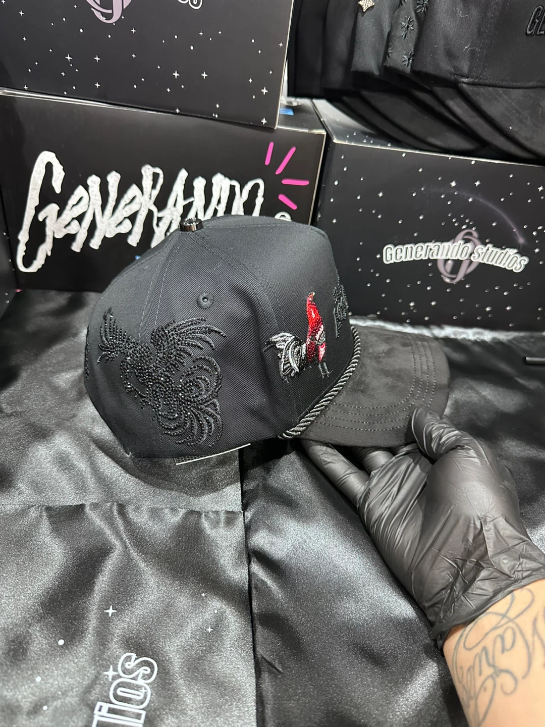 Generando Studios Black Embroidered Trucker Hat - photo 2