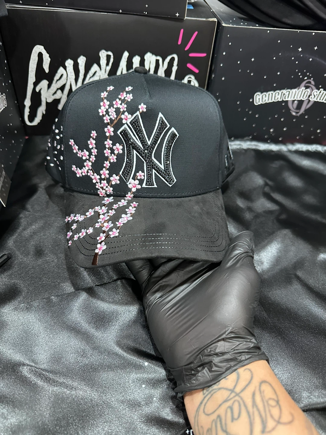Generando Studios Black Embroidered Trucker Hat - photo 5