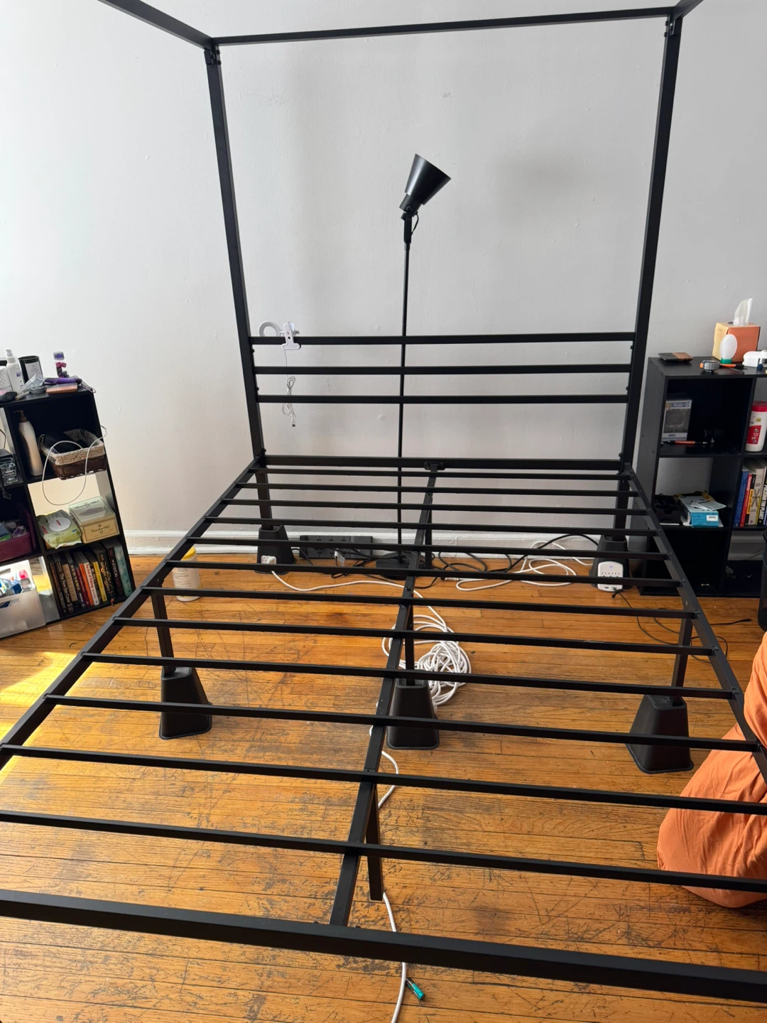 Queen Metal Canopy Bed Frame
