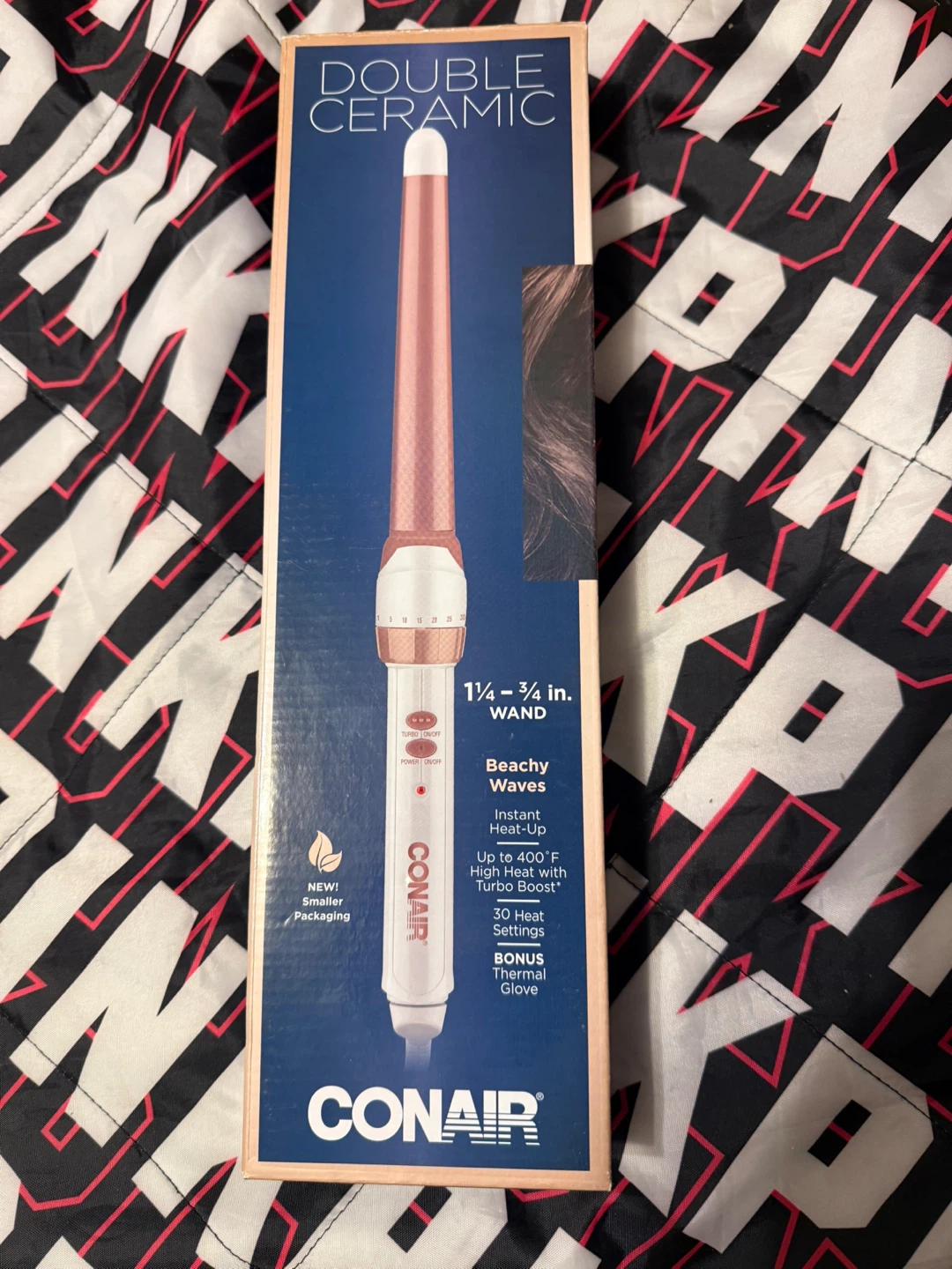 Conair Double Ceramic 1 1/4" - 3/4" Tapered Wand