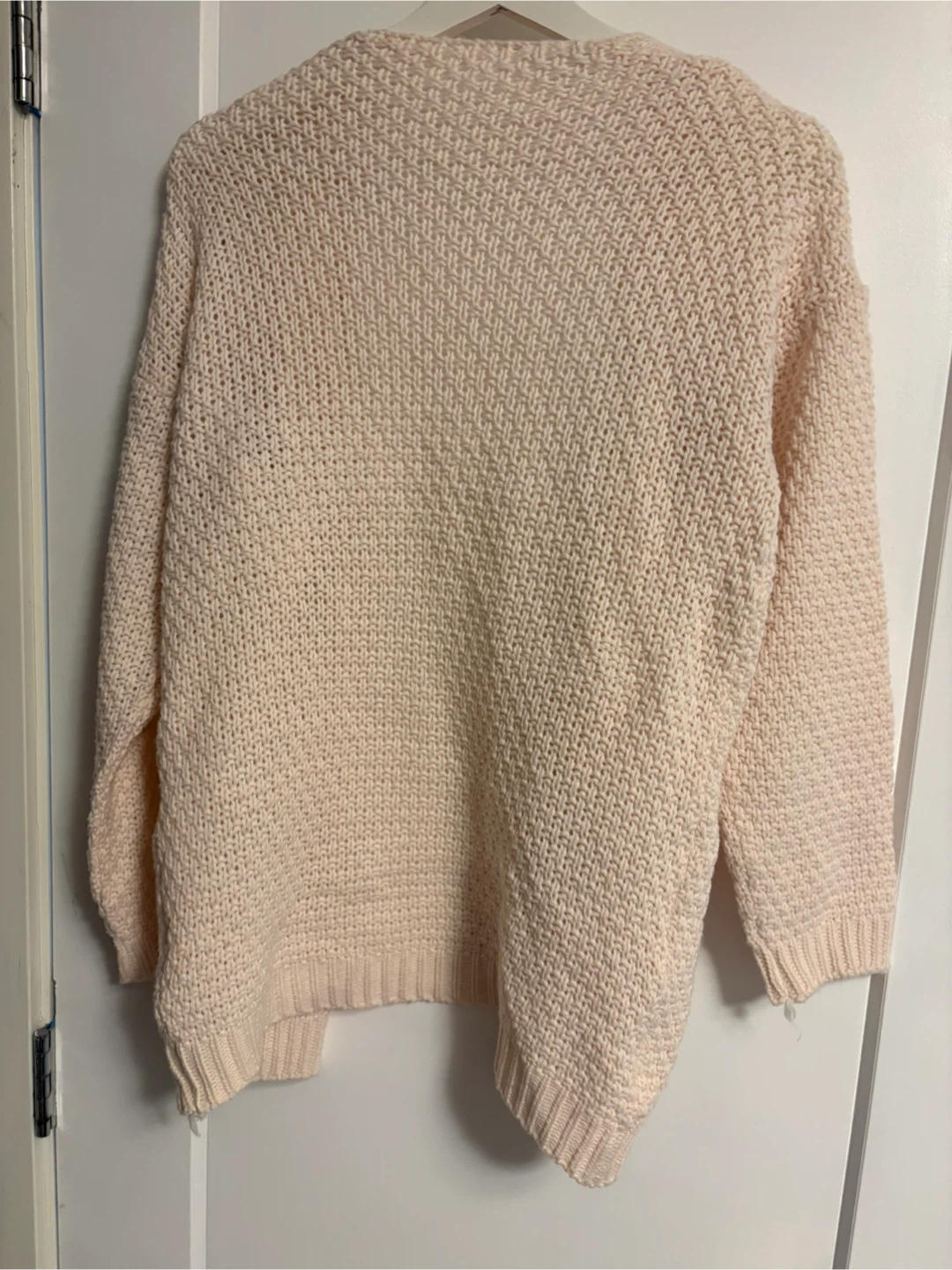 Women's light  Pink Knit Cardigan - photo 2