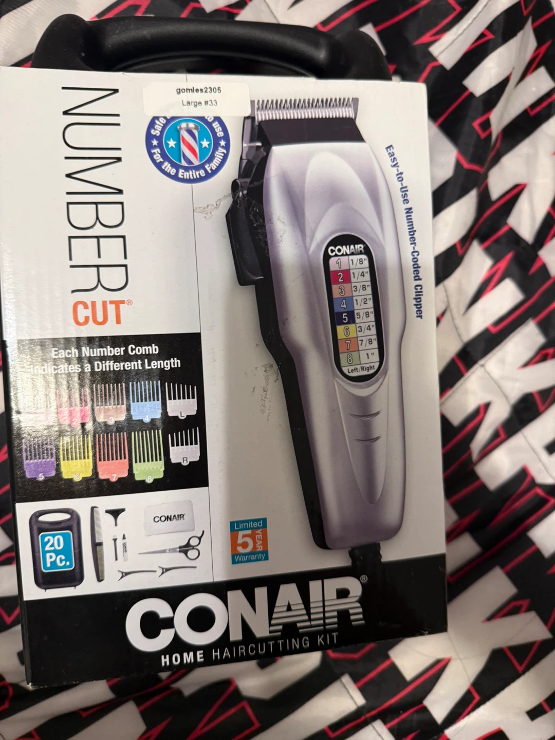Conair Number Cut 20-Piece Home Haircutting Kit