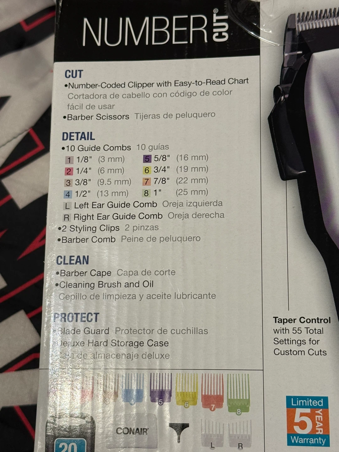 Conair Number Cut 20-Piece Home Haircutting Kit - photo 2