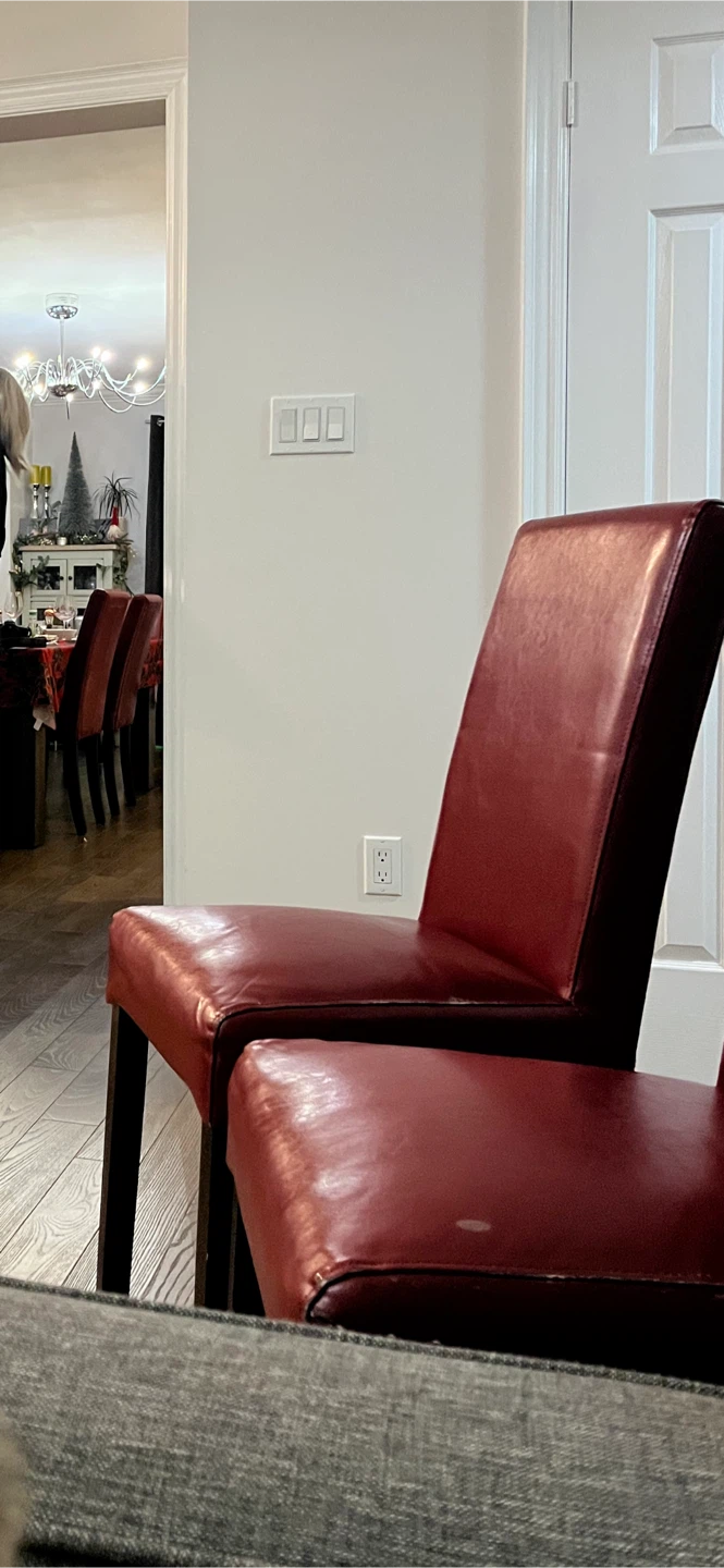 Red Dining Chairs (Set of 6) - photo 2