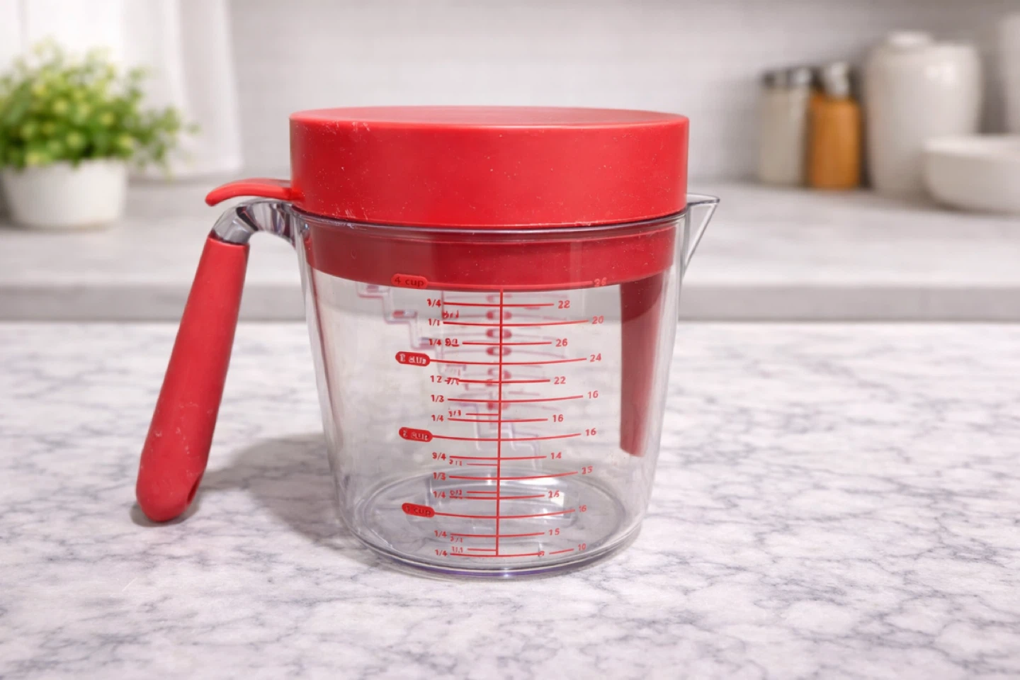 Vintage Fat Separator Measuring Jug with Spout