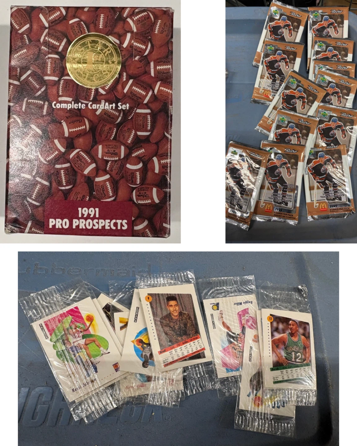 Vintage Sports Card Collection Bundle 1990–1992 Complete Sets - photo 3
