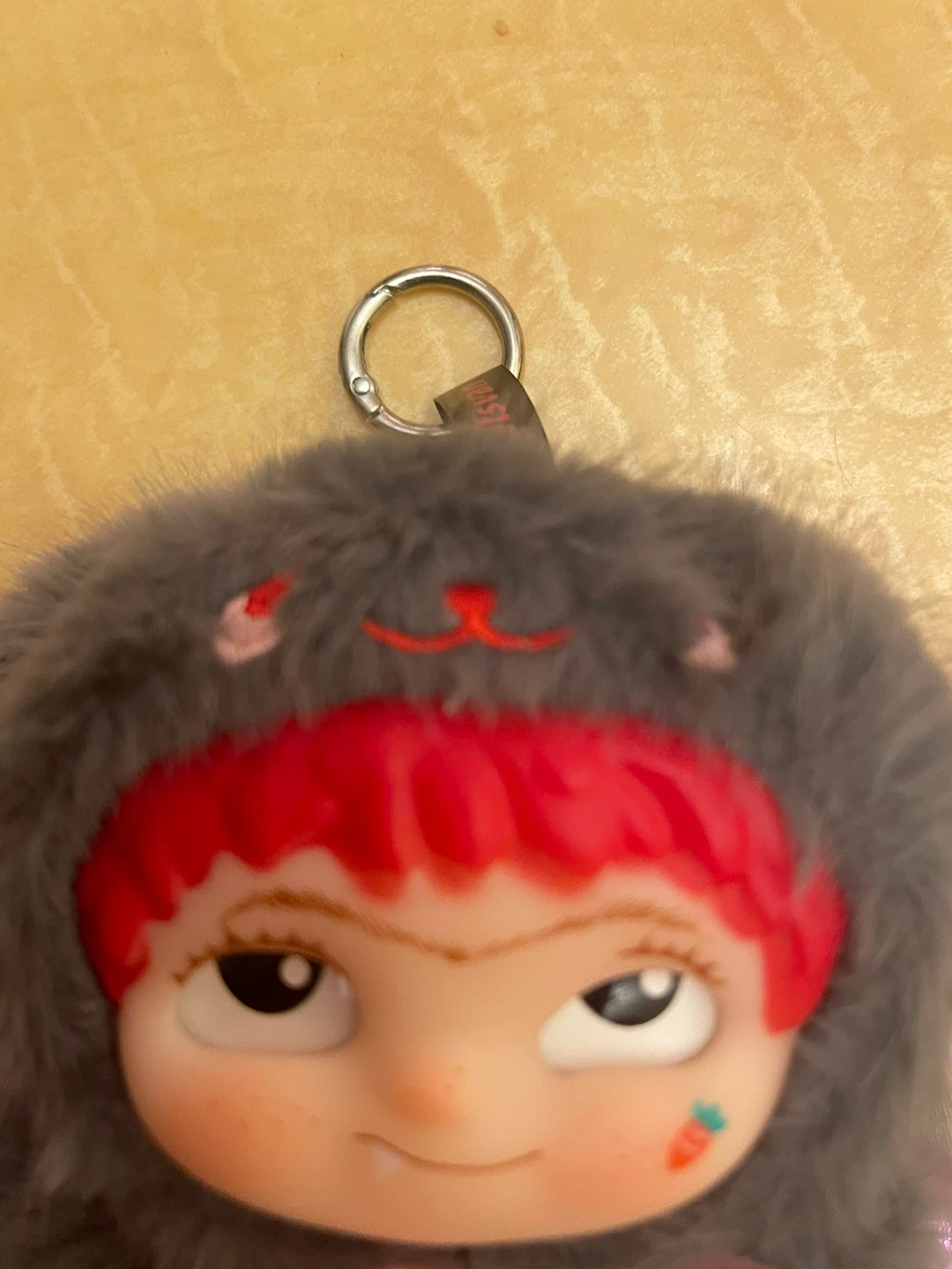 Wakuku Furry Bunny Doll Keychain - photo 2