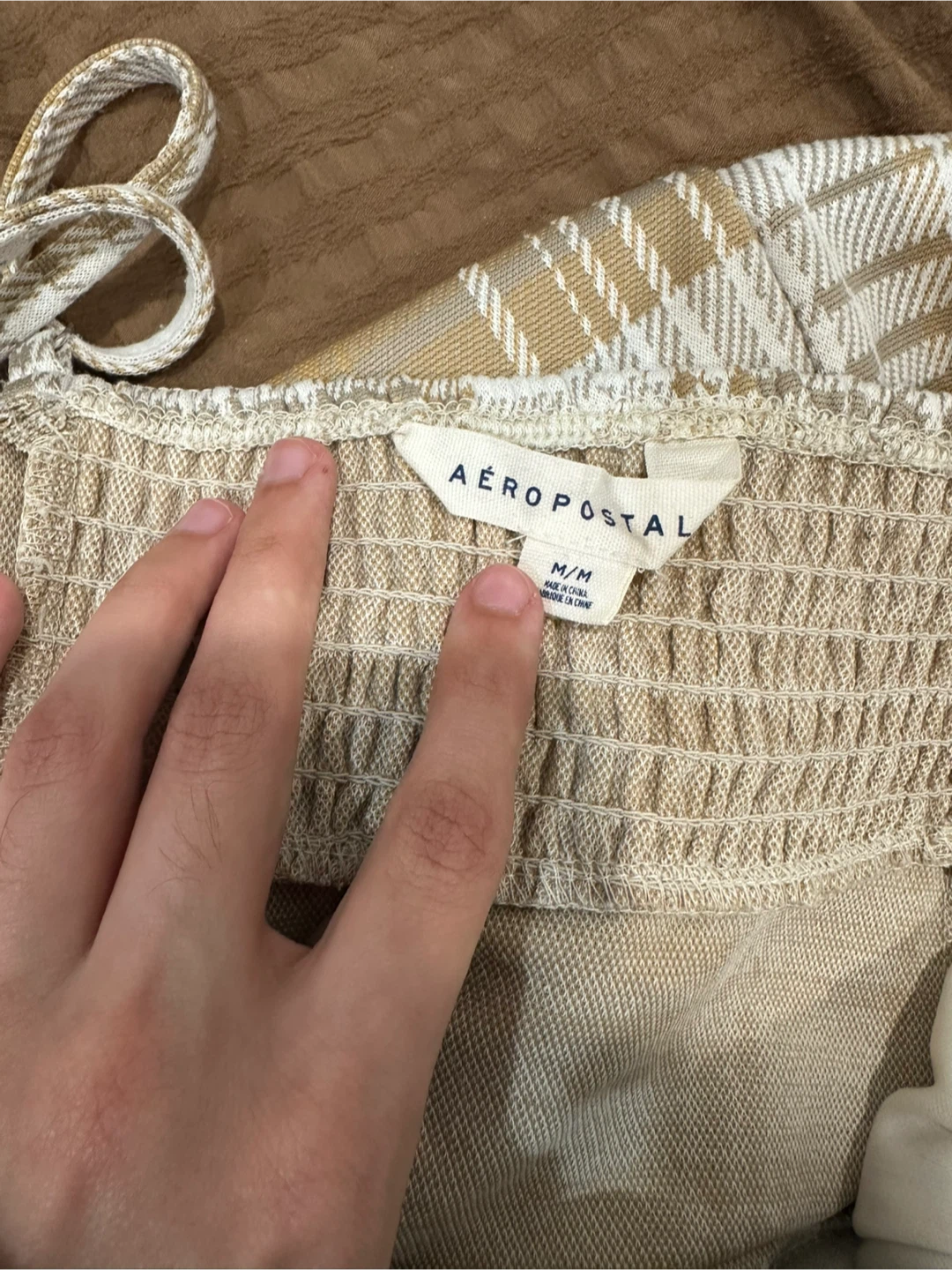 Aeropostale Plaid Spaghetti Strap Dress - M - photo 5