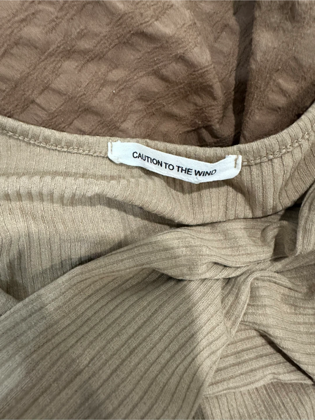 Caution to the Wind Ribbed Midi Dress - photo 3