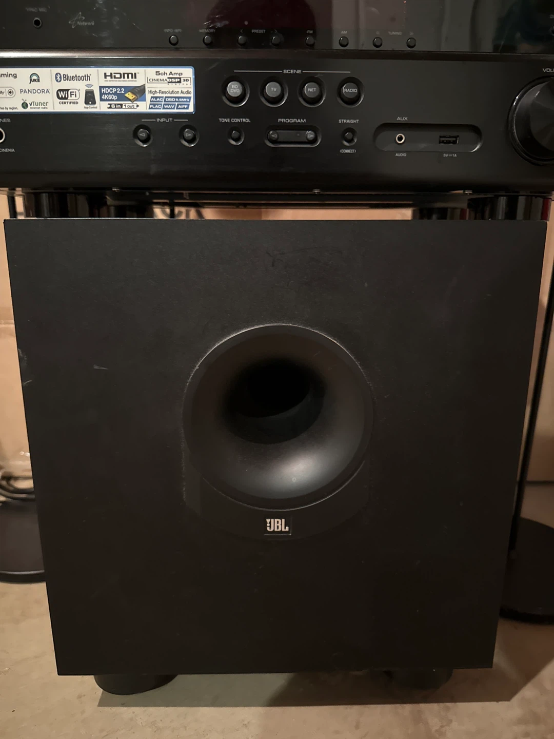 Yamaha RX-V479 AV Receiver with JBL Speakers and Subwoofer - photo 3