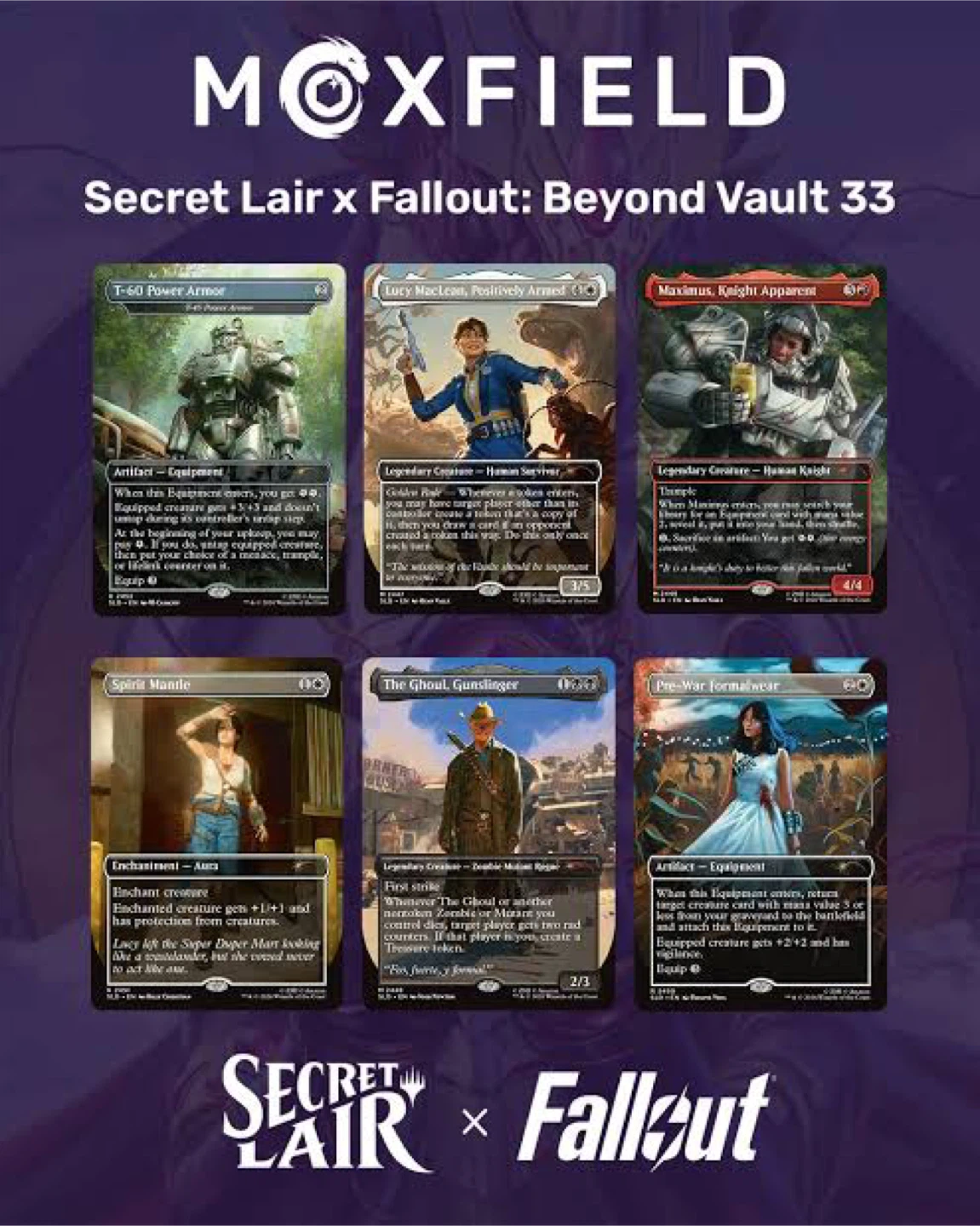 Magic The Gathering Secret Lair Fallout RAD SUPERDROP Card Lot - photo 3