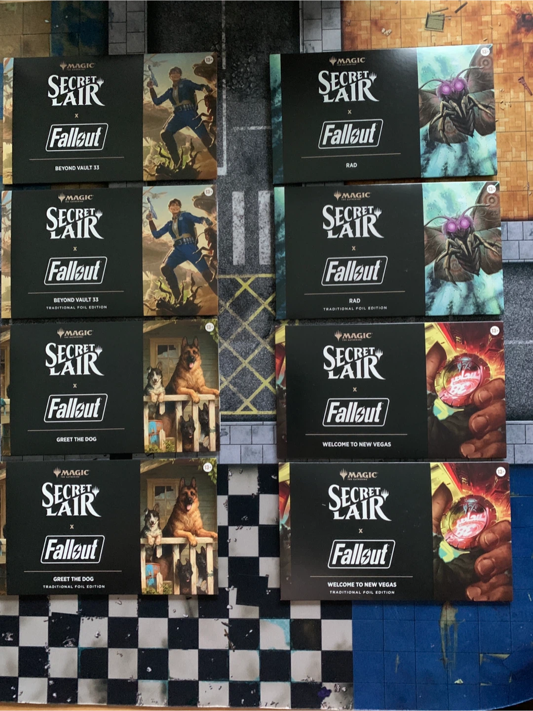Magic The Gathering Secret Lair Fallout RAD SUPERDROP Card Lot