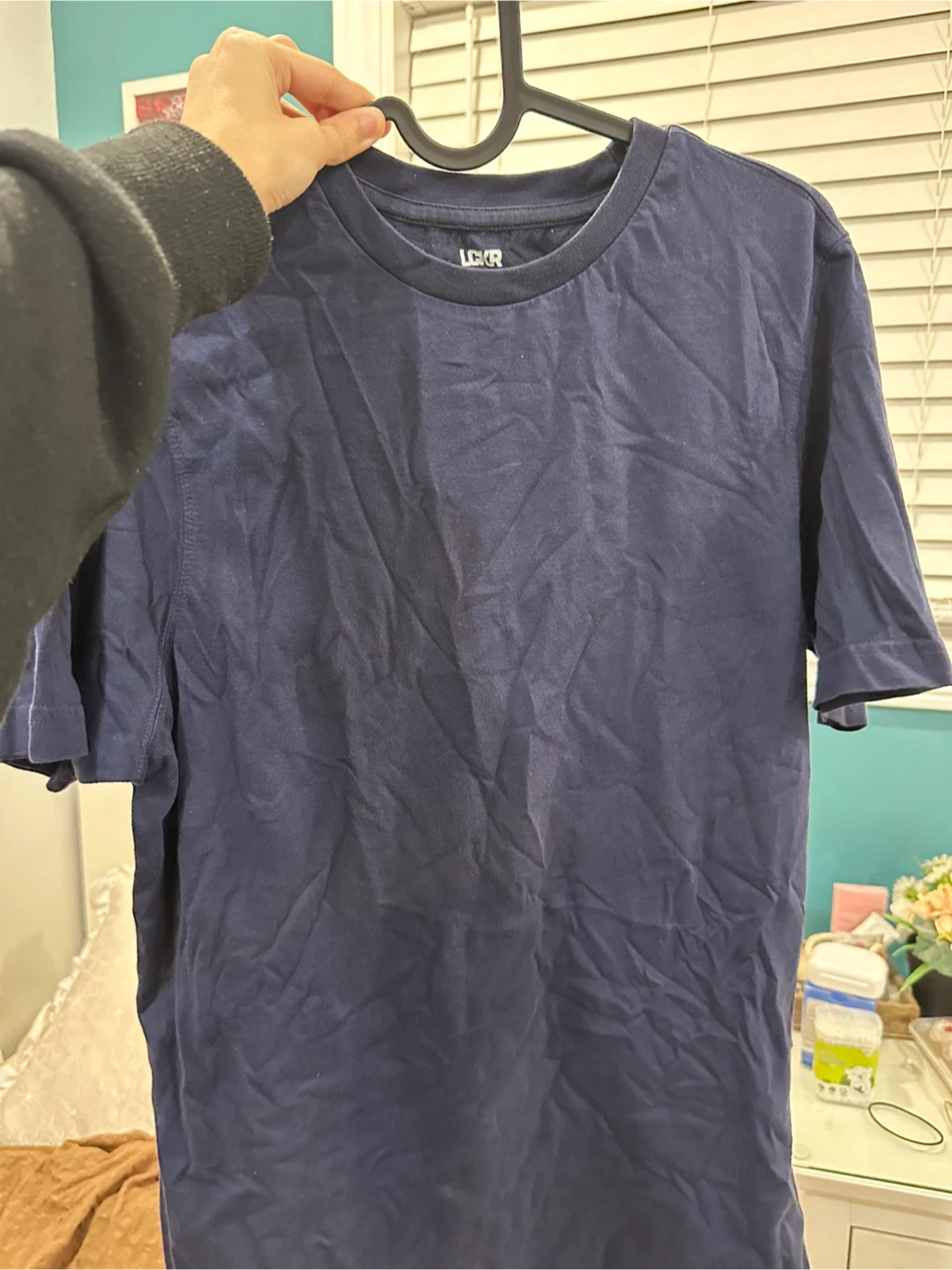 LCKR Navy Blue Cotton T-Shirt Size S/P - photo 2