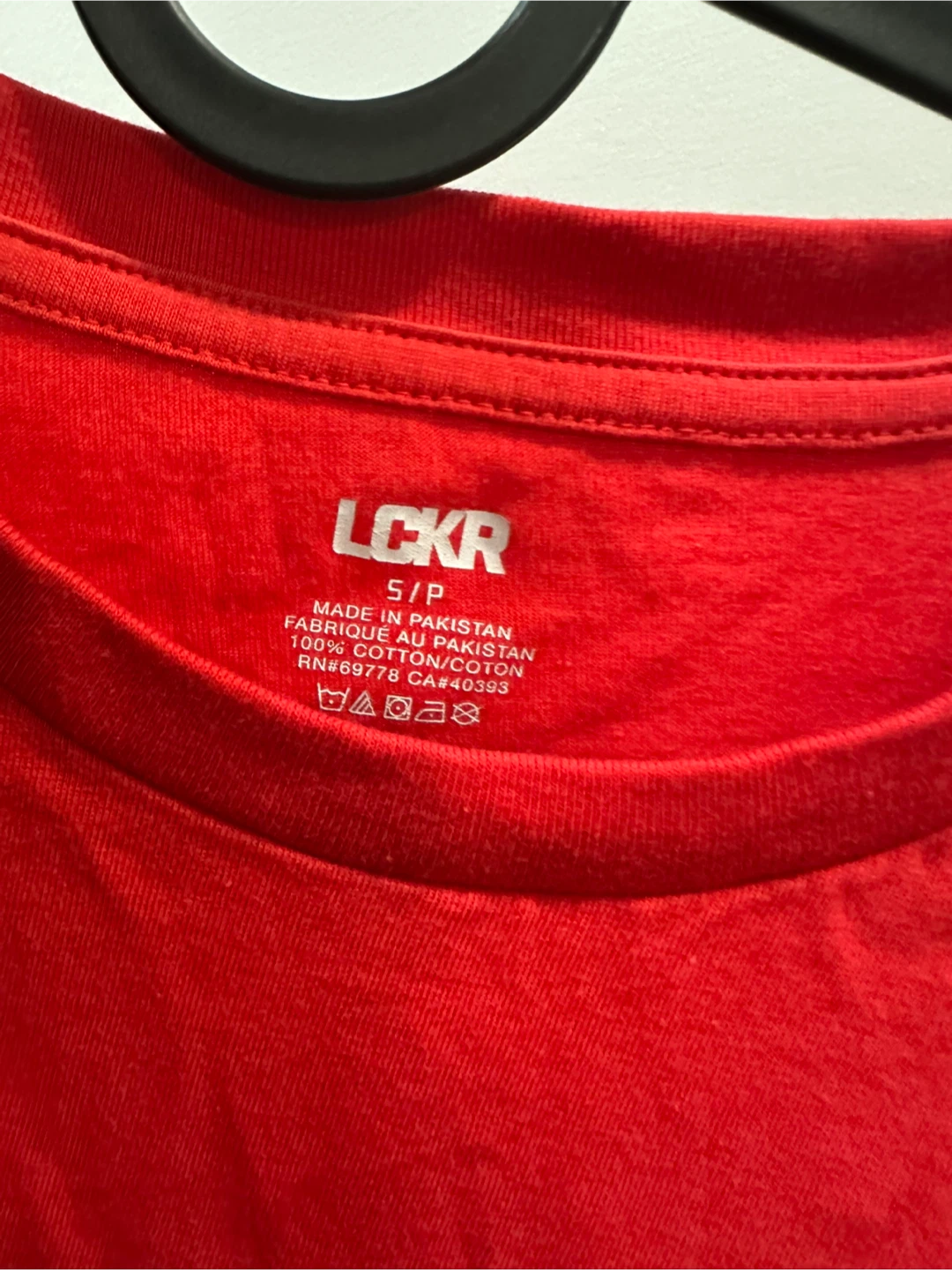 LCKR Red T-Shirt Size S/P - photo 3
