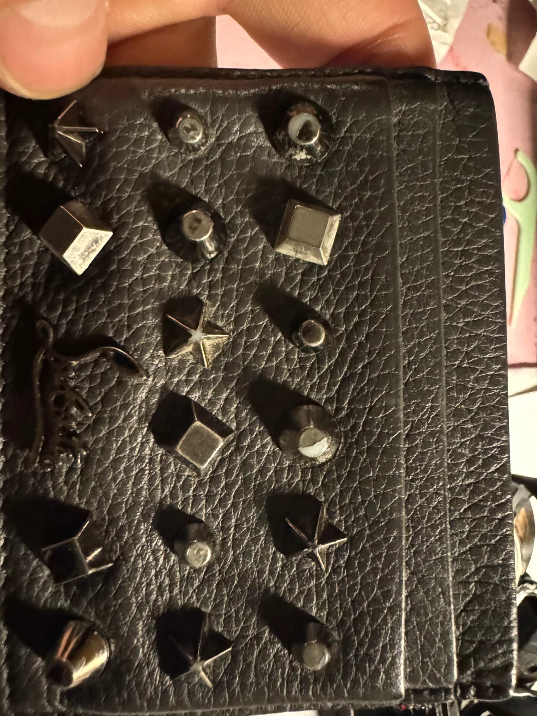 Studded Cardholder Wallet