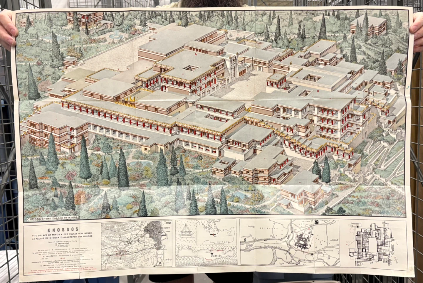 Knossos Palace Poster – Minoan Crete Art Print