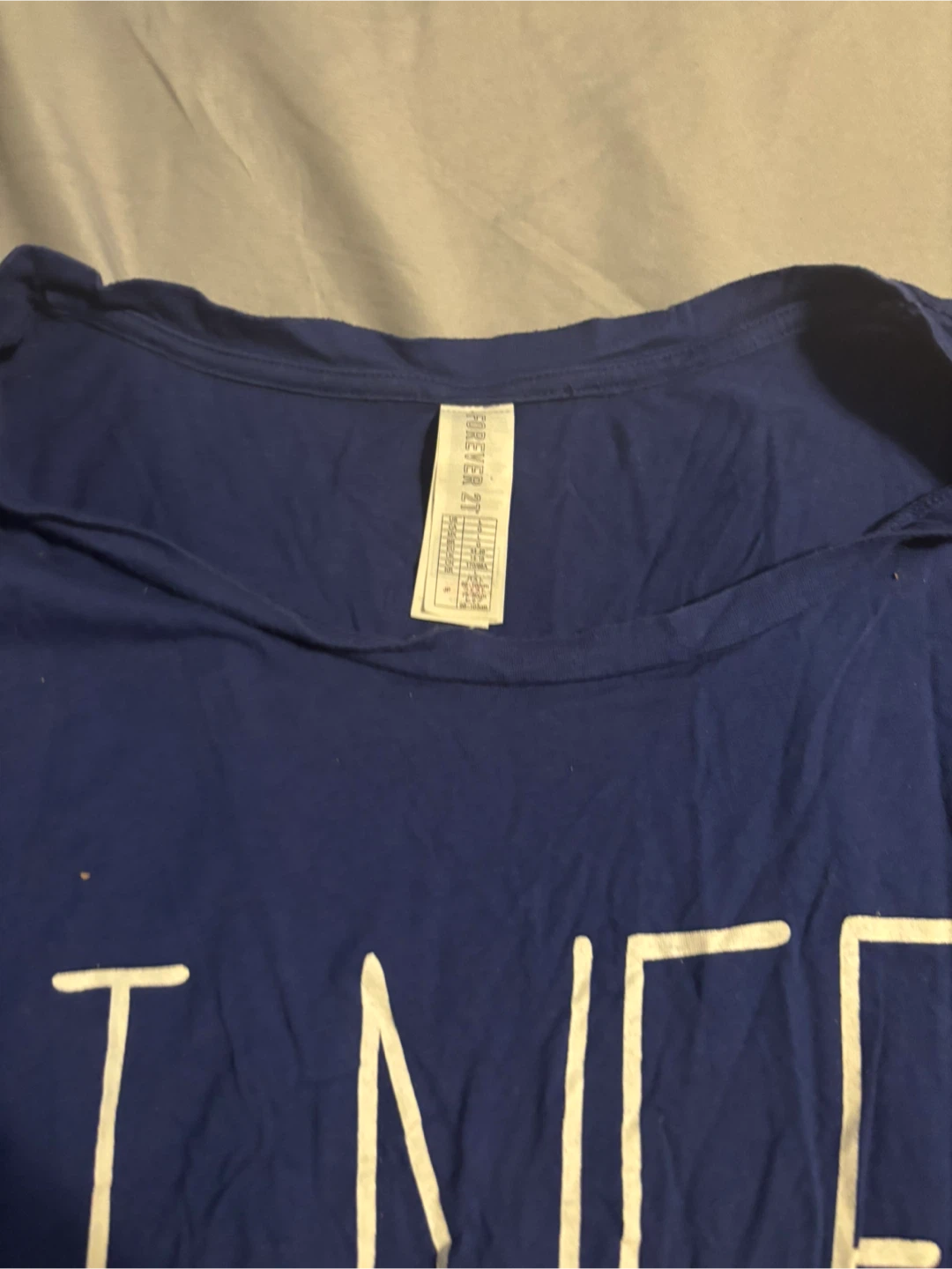 Blue "I Need Coffee" T-Shirt - photo 2