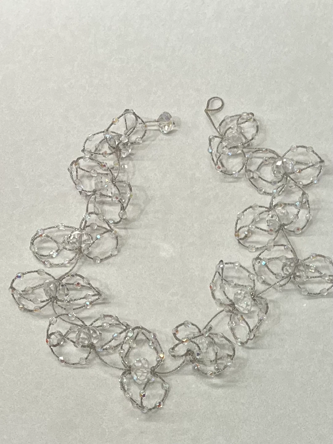 Beaded Flower Chain Necklace - photo 2