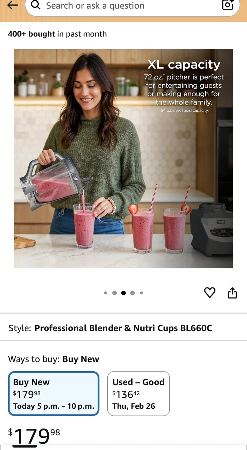 Ninja Professional Blender brand new sealed(BL660C) - photo 3