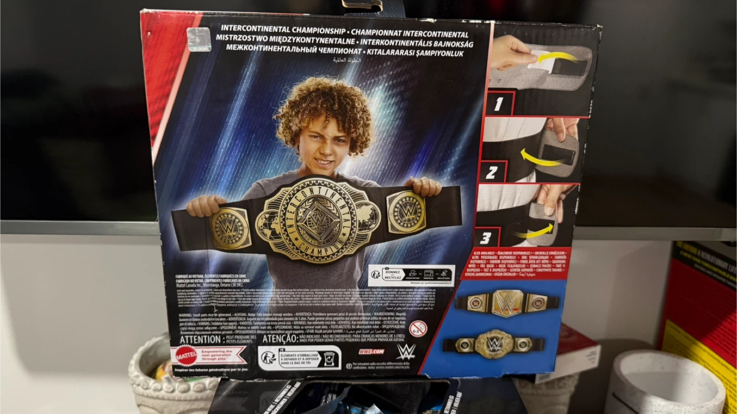 WWE Intercontinental Championship Toy Belt - photo 2
