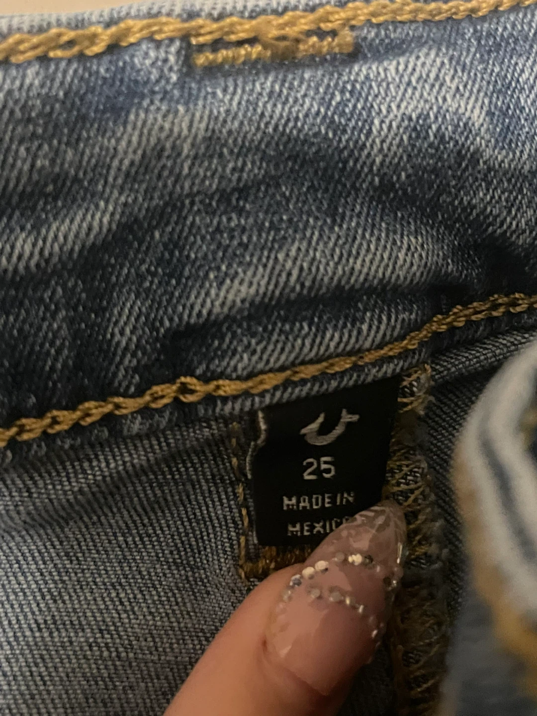 authentic true Religion Women's Jeans Size 25 - photo 2