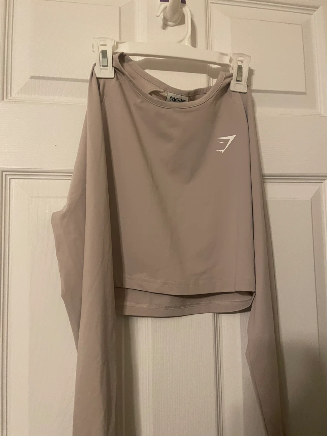 Gymshark Cropped Long Sleeve Shirt - Size S