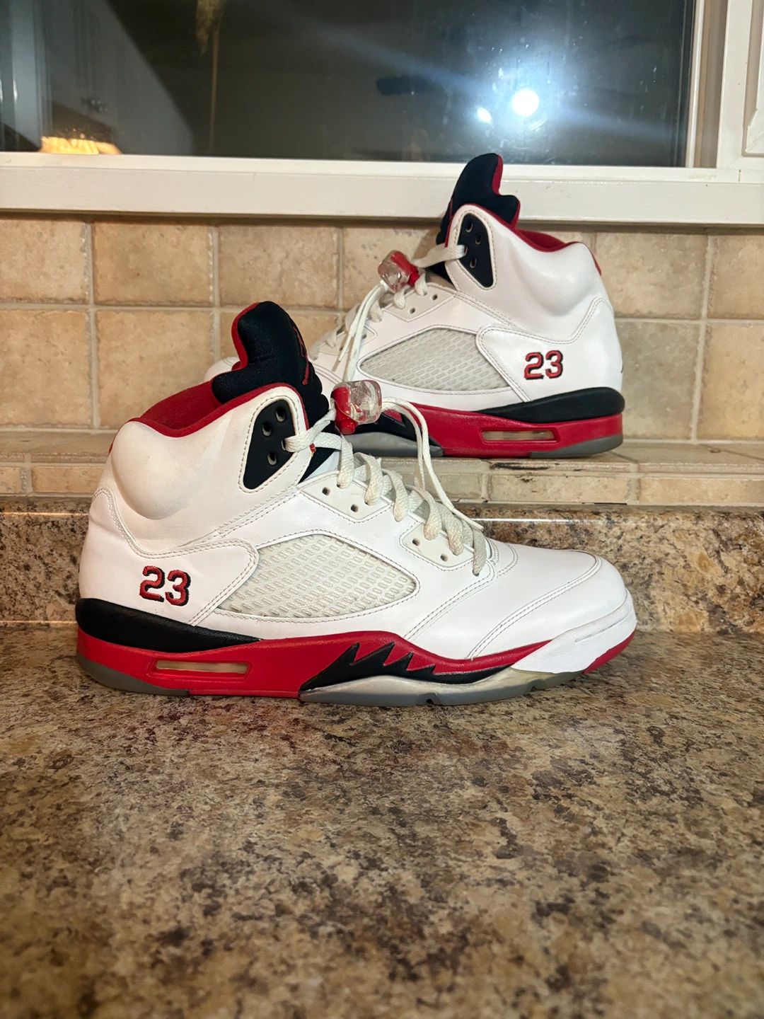 Air Jordan 5 Retro "23" White Red Black