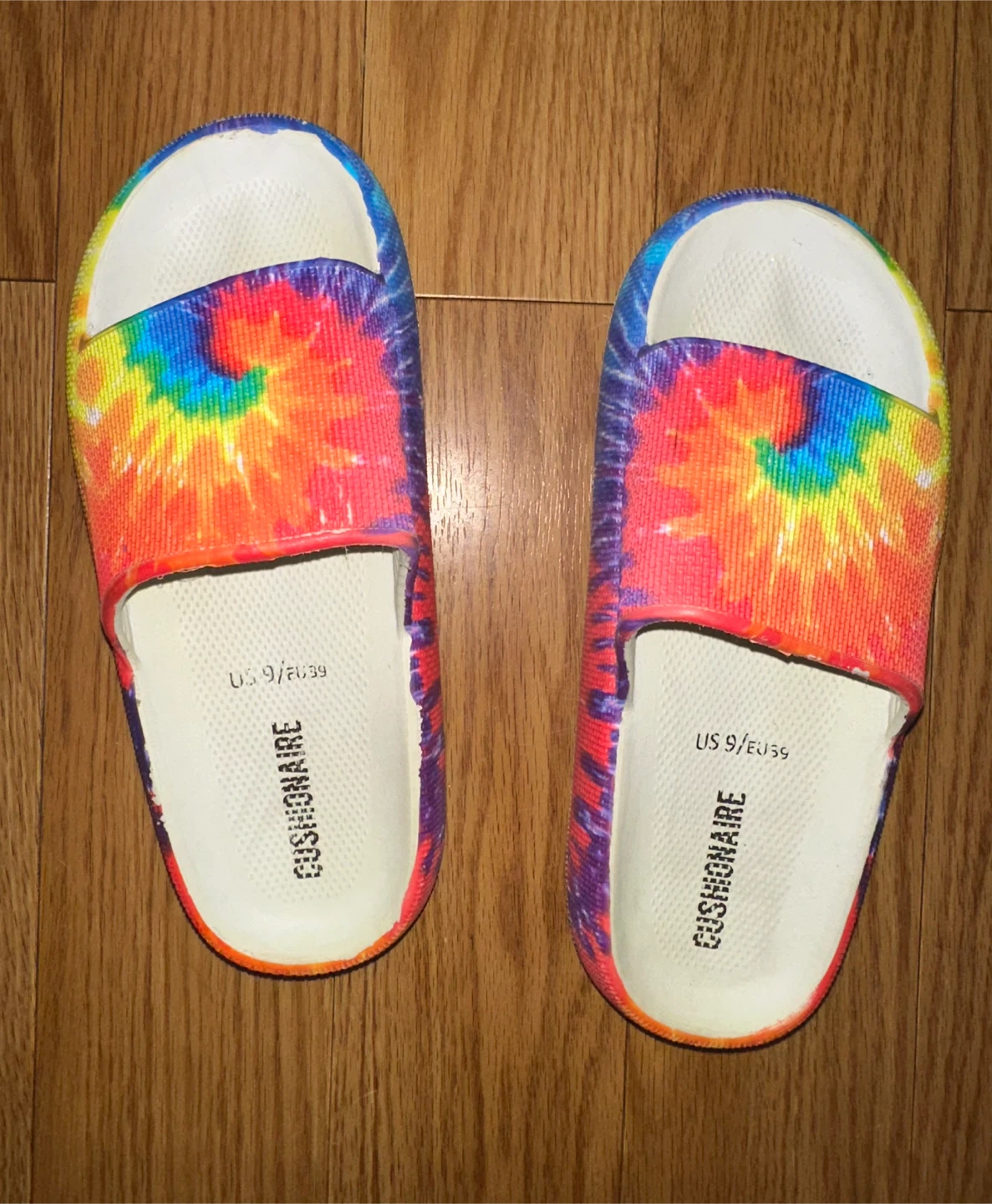 Cushionaire Tie-Dye Slides - Size US 9 / EU 39 - photo 2