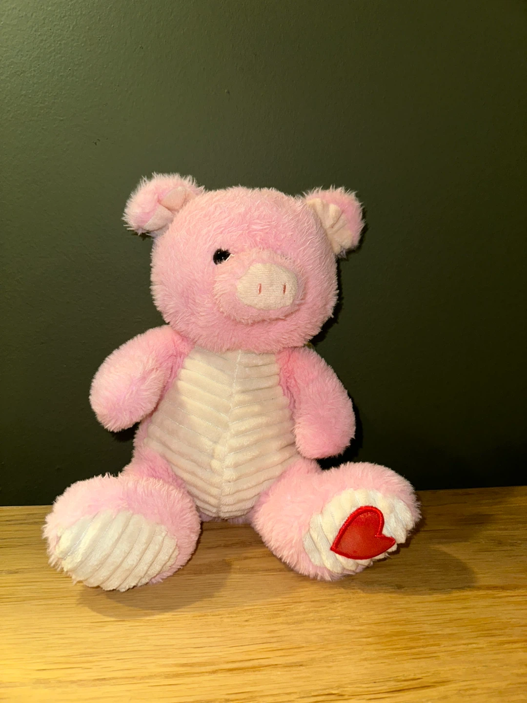 Pink Plush Pig Toy with Angel Wings - photo 2