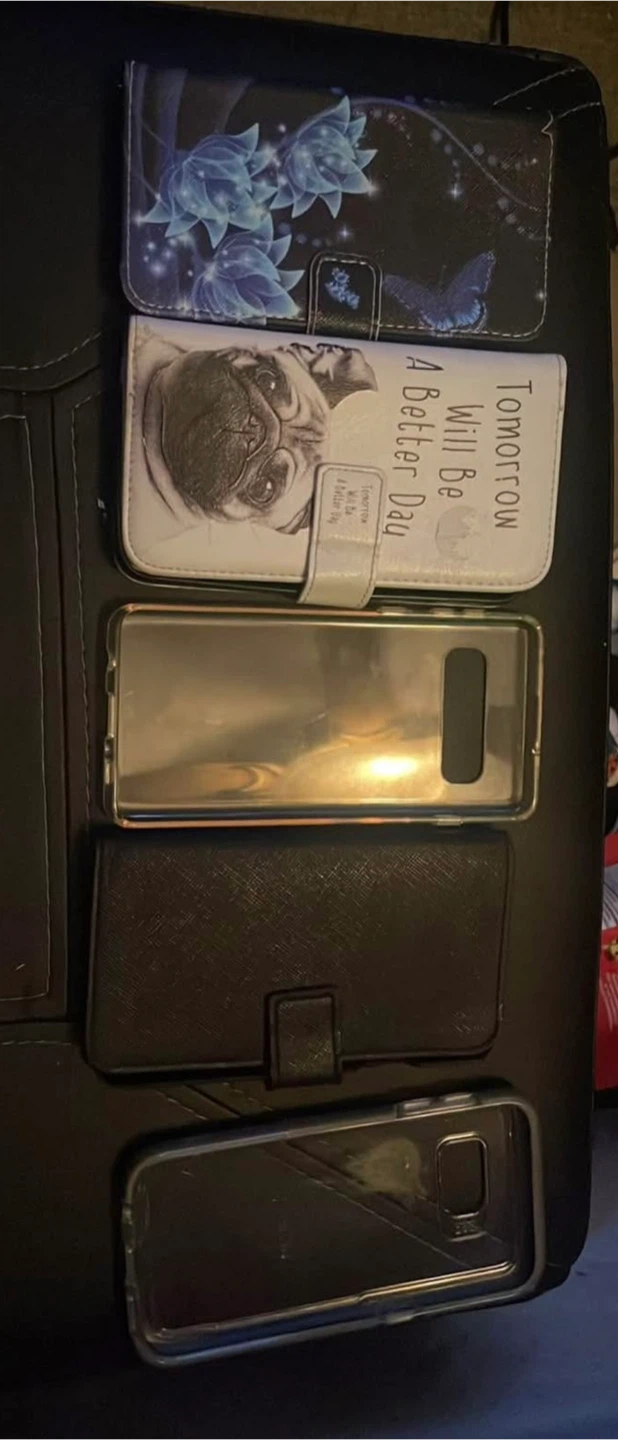 Assorted Cell Phone Wallet Cases and Covers - photo 4