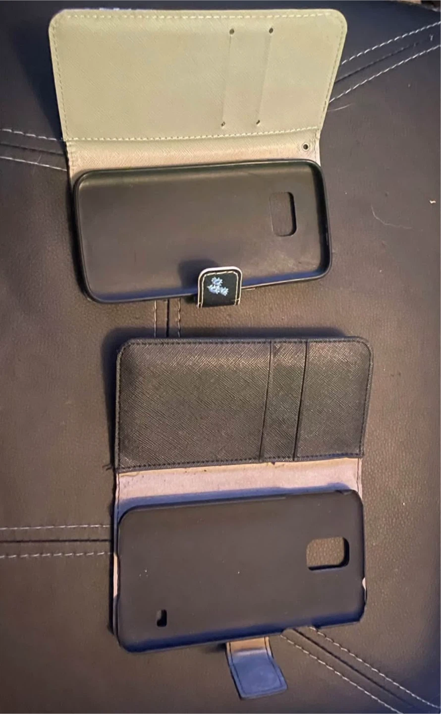 Assorted Cell Phone Wallet Cases and Covers - photo 2