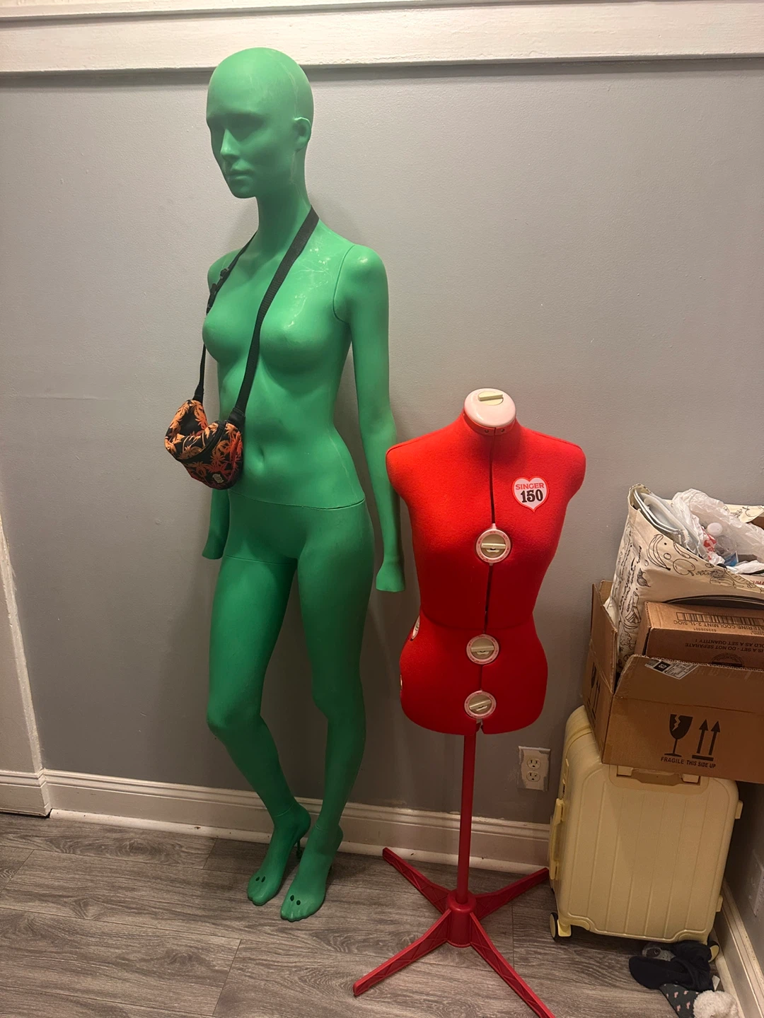 Singer Adjustable Dress Form - Red