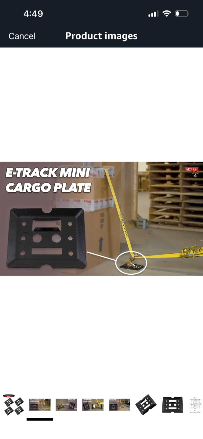 Mytee E-Track Mini Cargo Plates (4 Pack) - photo 3