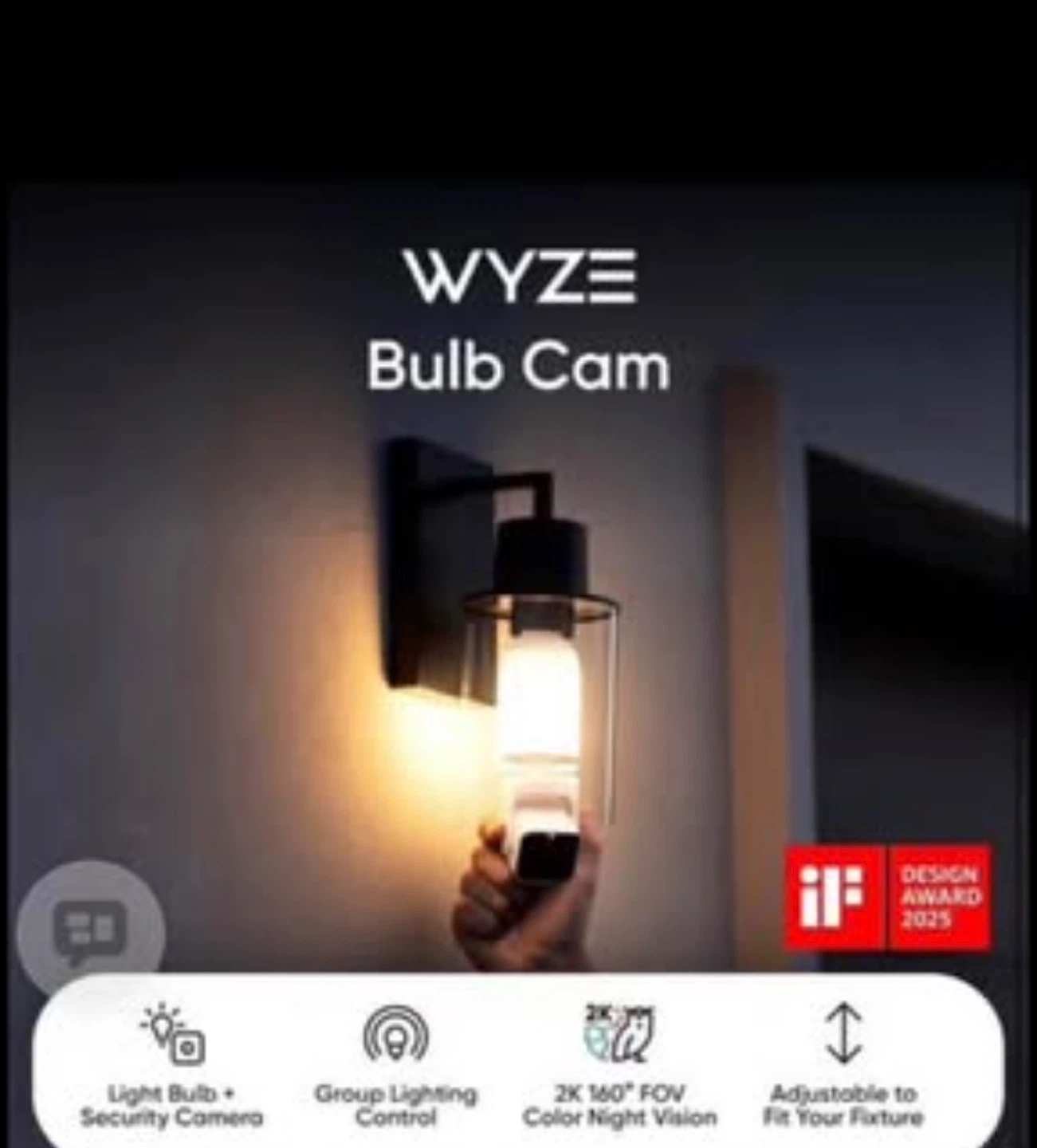 Wyze Bulb Cam - Light Bulb Security Camera - photo 4