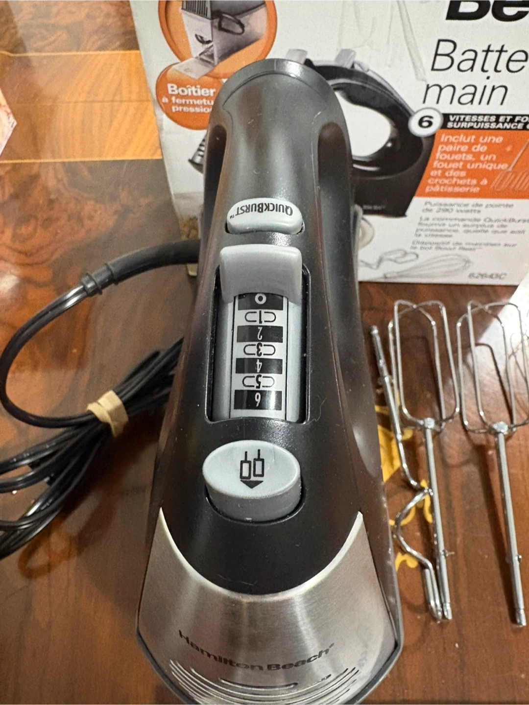 Hamilton Beach Hand Mixer with 6 Speeds and Quick Burst - photo 5