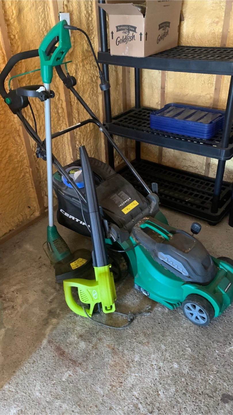 CERTIFIED Lawn Mower, Trimmer, and Blower Combo