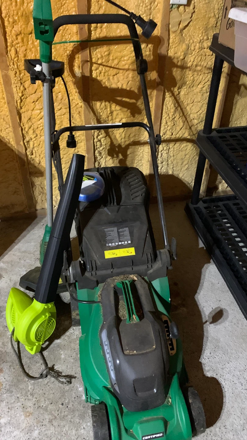 CERTIFIED Lawn Mower, Trimmer, and Blower Combo - photo 2