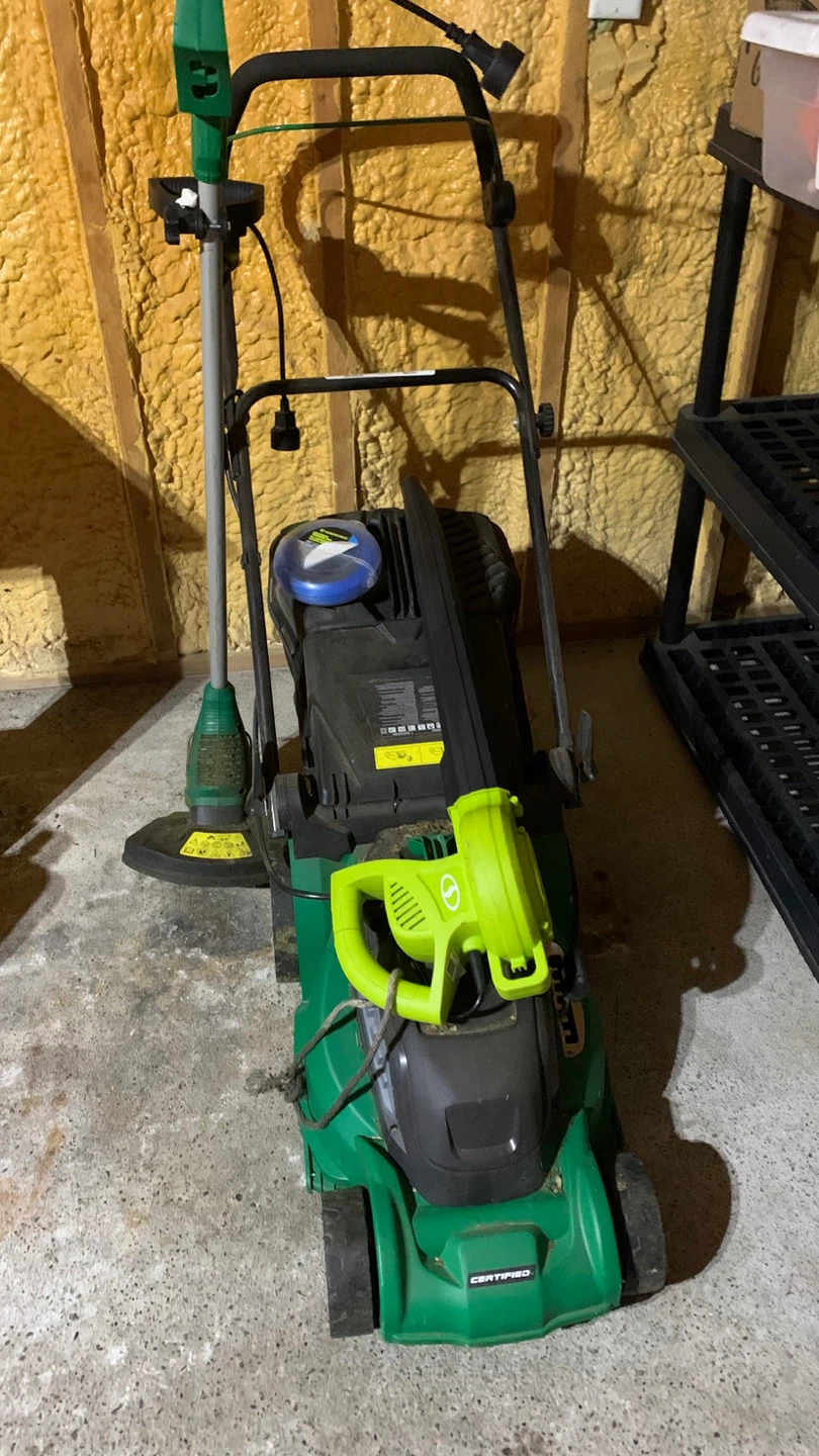 CERTIFIED Lawn Mower, Trimmer, and Blower Combo - photo 3