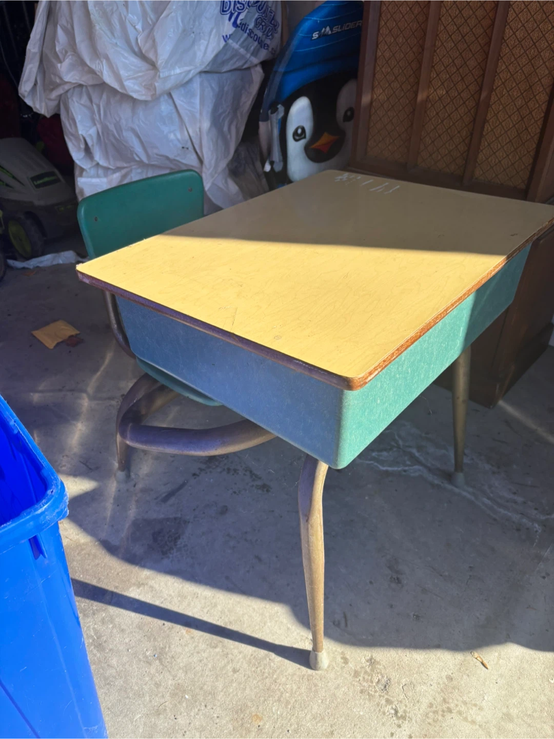 Vintage School Desk with Chair - photo 2