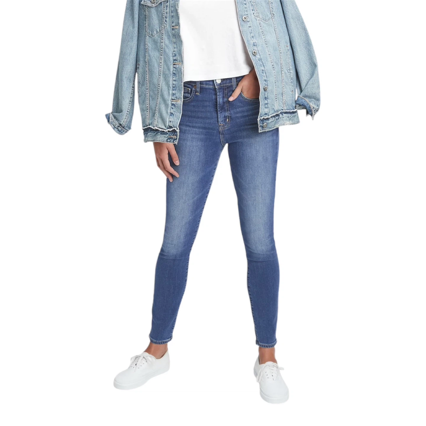 Gap High Rise True Skinny Denim Jeans Size 27 / 4 Short