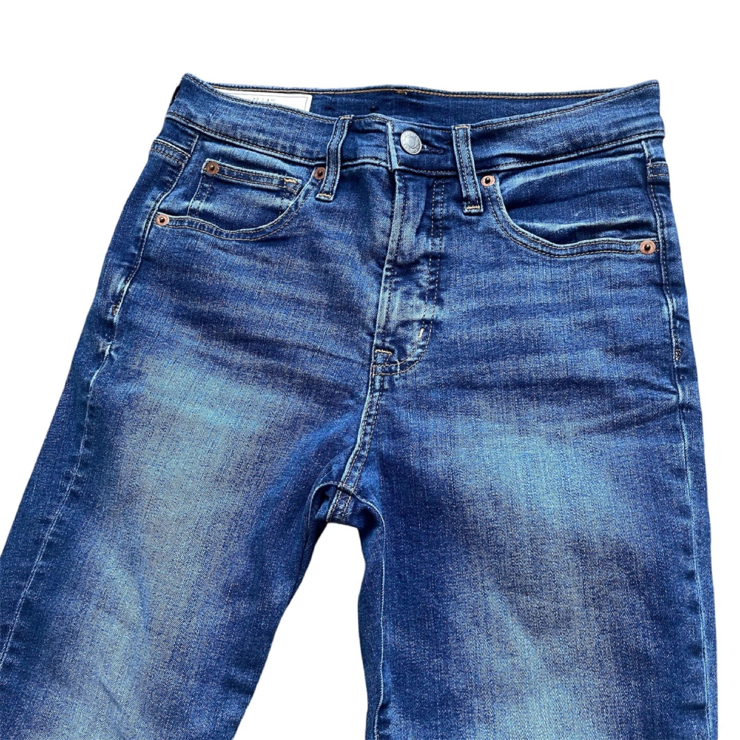 Gap High Rise True Skinny Denim Jeans Size 27 / 4 Short - photo 3