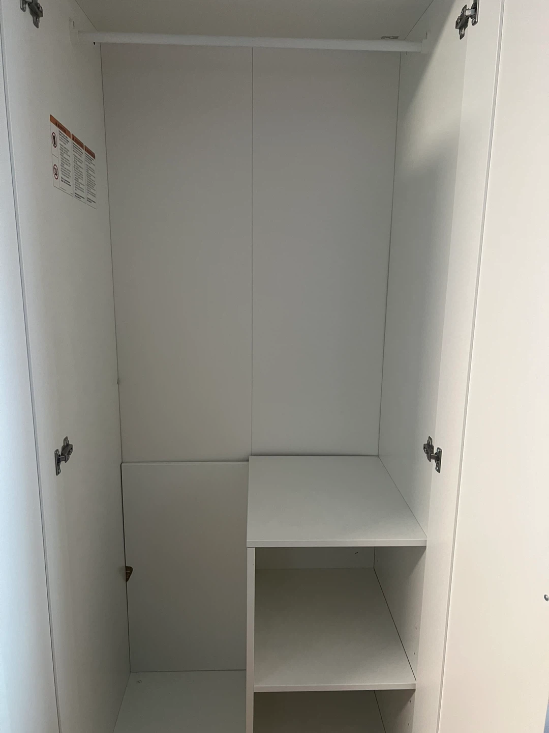 White Double Door Wardrobe - photo 3
