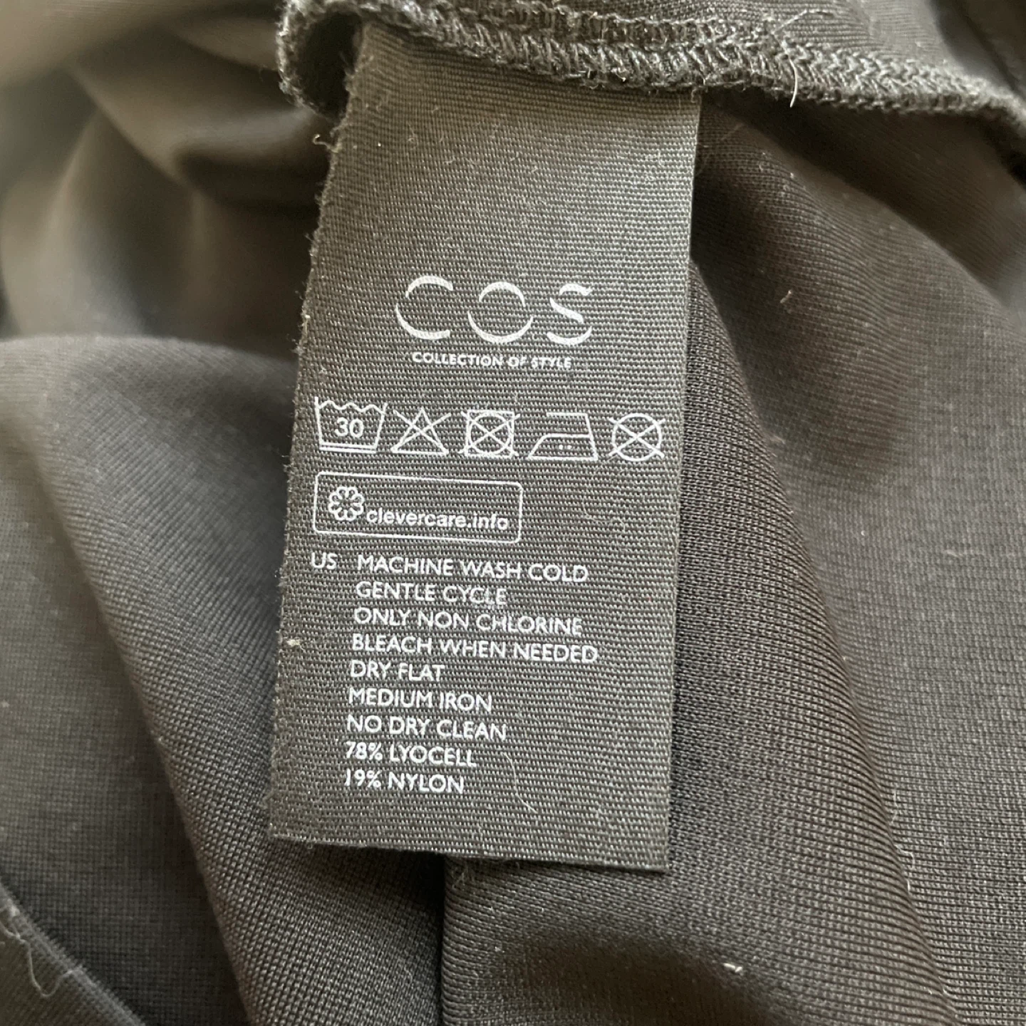COS Black Ruffle Long-Sleeve Shirt Size XS - photo 5