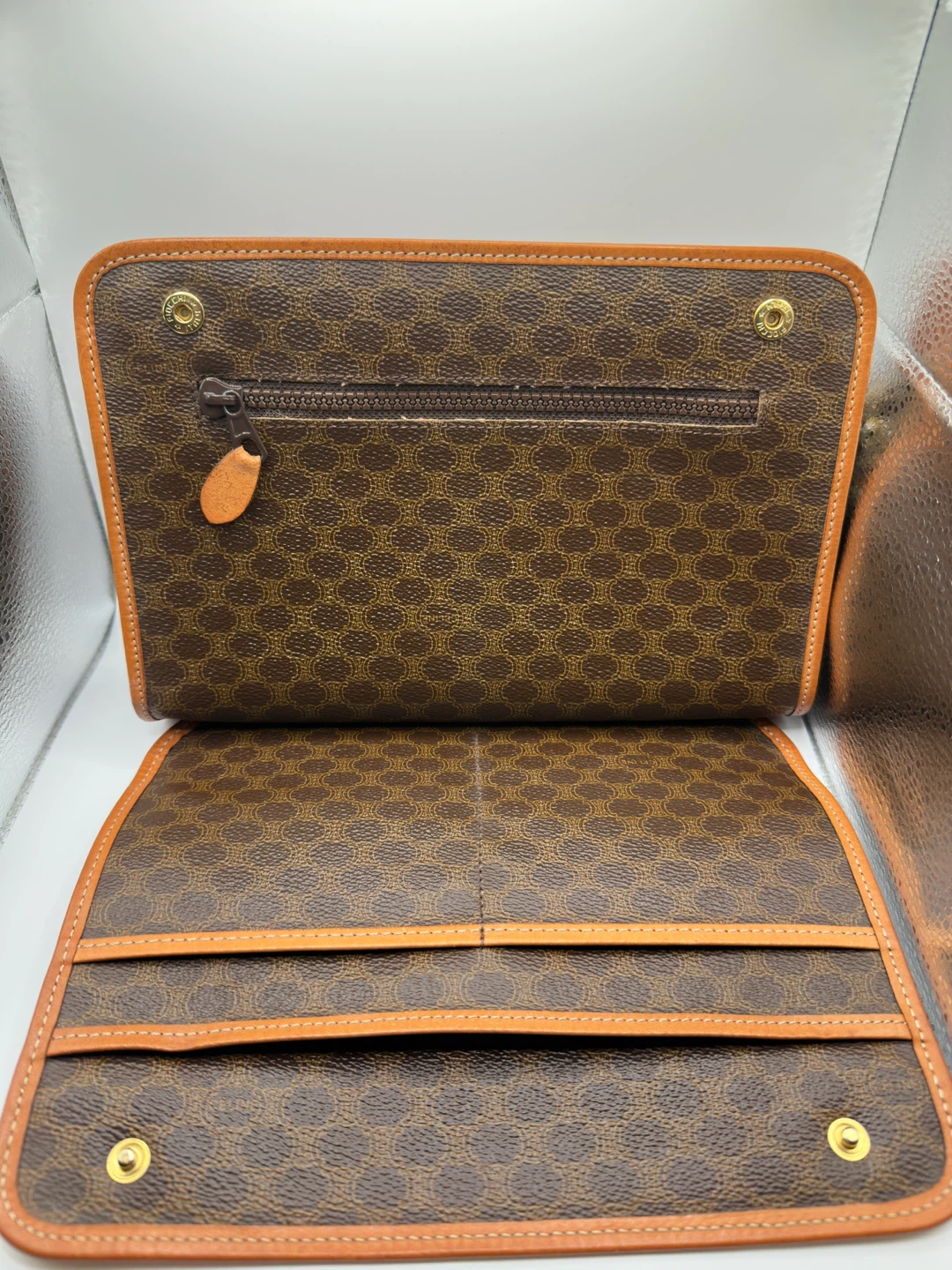 Celine Vintage Monogram Clutch Wallet