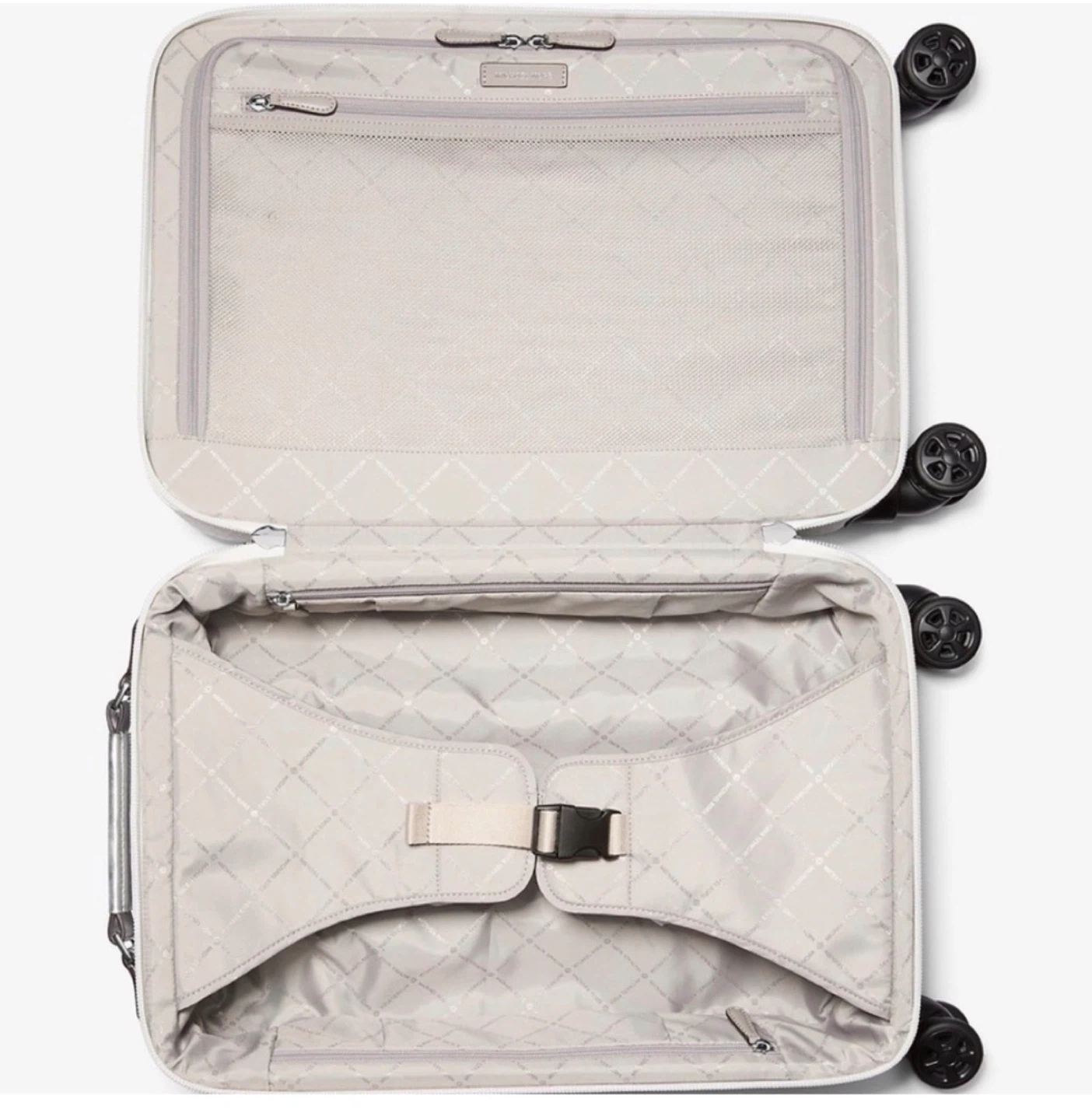 Michael Kors White Monogram Carry-On Luggage - photo 3